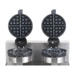 Carnival King WBM26 Non-Stick Double Belgian Waffle Maker with Timers - 120V Carnival King WBM26 Non-Stick Double Belgian Waffle Maker with Timers - 120V