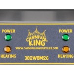 Carnival King WBM26 Non-Stick Double Belgian Waffle Maker with Timers - 120V Carnival King WBM26 Non-Stick Double Belgian Waffle Maker with Timers - 120V