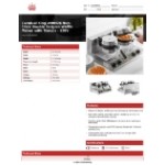 Carnival King WBM26 Non-Stick Double Belgian Waffle Maker with Timers - 120V Carnival King WBM26 Non-Stick Double Belgian Waffle Maker with Timers - 120V