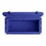 CaterGator CG100NVW Navy 110 Qt. Mobile Rotomolded Outdoor Cooler / Ice Chest