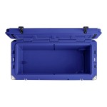 CaterGator CG100NVW Navy 110 Qt. Mobile Rotomolded Outdoor Cooler / Ice Chest