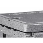 CaterGator CG100SPGW Gray 110 Qt. Mobile Rotomolded Outdoor Cooler / Ice Chest