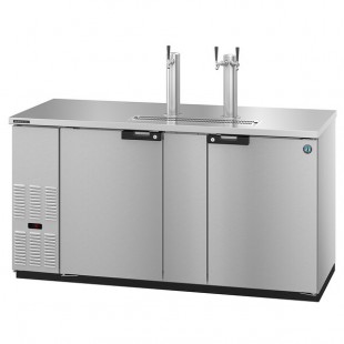 Hoshizaki DD69-S Stainless Steel Single/Double Tap Kegerator Beer Dispenser - (3) 1/2 Keg Capacity Hoshizaki DD69-S Stainless Steel Single/Double Tap Kegerator Beer Dispenser - (3) 1/2 Keg Capacity