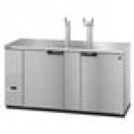 Hoshizaki DD69-S Stainless Steel Single/Double Tap Kegerator Beer Dispenser - (3) 1/2 Keg Capacity Hoshizaki DD69-S Stainless Steel Single/Double Tap Kegerator Beer Dispenser - (3) 1/2 Keg Capacity