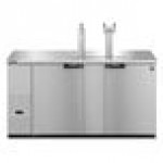Hoshizaki DD69-S Stainless Steel Single/Double Tap Kegerator Beer Dispenser - (3) 1/2 Keg Capacity Hoshizaki DD69-S Stainless Steel Single/Double Tap Kegerator Beer Dispenser - (3) 1/2 Keg Capacity