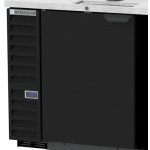 Beverage-Air DD68HC-1-B 1 Single and 1 Double Tap Kegerator Beer Dispenser - Black, (3) 1/2 Keg Capacity