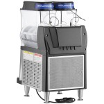 Bunn 58000.0016 Ultra NX Black and Stainless Steel Double 3 Gallon Liquid Autofill Slushy Machine with Constant Flow Valve - 120V Bunn 58000.0016 Ultra NX Black and Stainless Steel Double 3 Gallon Liquid Autofill Slushy Machine with Constant Flow Valve - 120V