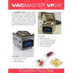 ARY VacMaster VP215 Chamber Vacuum Packaging Machine with 10 1/4 ARY VacMaster VP215 Chamber Vacuum Packaging Machine with 10 1/4
