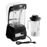 AvaMix Apex HBX20002J 64 oz. 3 1/2 hp Programmable Commercial Blender with Touchpad, Sound Enclosure, and 2 Jars - 120V AvaMix Apex HBX20002J 64 oz. 3 1/2 hp Programmable Commercial Blender with Touchpad, Sound Enclosure, and 2 Jars - 120V