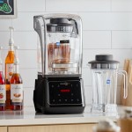 AvaMix Apex HBX20002J 64 oz. 3 1/2 hp Programmable Commercial Blender with Touchpad, Sound Enclosure, and 2 Jars - 120V AvaMix Apex HBX20002J 64 oz. 3 1/2 hp Programmable Commercial Blender with Touchpad, Sound Enclosure, and 2 Jars - 120V