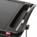 Metro myCart MY2030-34BL Black Utility Cart with Three Shelves and Chrome Posts - 24
