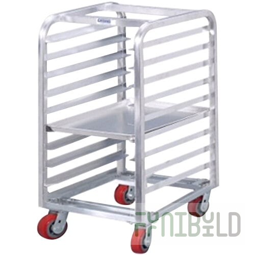 Channel AXD1825 9 Pan Half Height End Load Bun / Sheet Pan Rack - Assembled