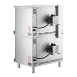 Cooking Performance Group FEC-100-DDCK Deep Depth Double Deck Full Size Electric Convection Oven - 208V, 3 / 1 Phase, 11 kW Cooking Performance Group FEC-100-DDCK Deep Depth Double Deck Full Size Electric Convection Oven - 208V, 3 / 1 Phase, 11 kW