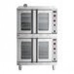 Cooking Performance Group FEC-100-DDCK Deep Depth Double Deck Full Size Electric Convection Oven - 208V, 3 / 1 Phase, 11 kW Cooking Performance Group FEC-100-DDCK Deep Depth Double Deck Full Size Electric Convection Oven - 208V, 3 / 1 Phase, 11 kW
