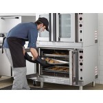 Cooking Performance Group FEC-100-DDCK Deep Depth Double Deck Full Size Electric Convection Oven - 208V, 3 / 1 Phase, 11 kW Cooking Performance Group FEC-100-DDCK Deep Depth Double Deck Full Size Electric Convection Oven - 208V, 3 / 1 Phase, 11 kW