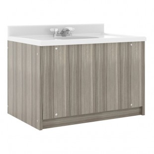 Tot Mate TM8350R.S3322 Shadow Elm Single Laminate Floor Vanity - 31