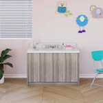 Tot Mate TM8350R.S3322 Shadow Elm Single Laminate Floor Vanity - 31