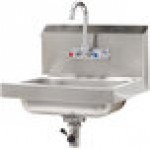 Advance Tabco 7-PS-67 Hand Sink with Splash Mount Faucet and Lever Operated Drain - 17 1/4 Advance Tabco 7-PS-67 Hand Sink with Splash Mount Faucet and Lever Operated Drain - 17 1/4