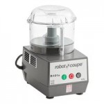 Robot Coupe R101PPLUS 2 Qt. / 1.9 Liter Clear Batch Bowl Food Processor with Vegetable Prep Lid Chute & 5 Discs - 3/4 hp