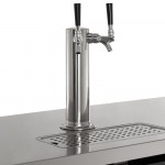 Avantco UDD-72-HC (2) Double Tap Kegerator Beer Dispenser - Black, (3) 1/2 Keg Capacity Avantco UDD-72-HC (2) Double Tap Kegerator Beer Dispenser - Black, (3) 1/2 Keg Capacity