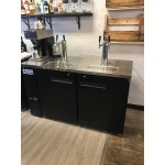 Avantco UDD-72-HC (2) Double Tap Kegerator Beer Dispenser - Black, (3) 1/2 Keg Capacity Avantco UDD-72-HC (2) Double Tap Kegerator Beer Dispenser - Black, (3) 1/2 Keg Capacity
