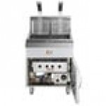 Cooking Performance Group FCPG30 Natural Gas 30 lb. Countertop Fryer - 53,000 BTU