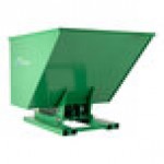 Valley Craft 2 Cubic Yard Self-Dumping Forklift-Powered Steel Hopper F89141 - 2,000 lb. Capacity
