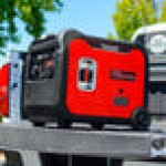 Tomahawk Inverter Series Gasoline-Powered Portable Inverter Generator with Electric Push Start TG5500i - 5,000 / 5,500W, 120/240V Tomahawk Inverter Series Gasoline-Powered Portable Inverter Generator with Electric Push Start TG5500i - 5,000 / 5,500W, 120/240V