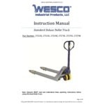 Wesco Industrial Products 272148 Standard Deluxe Pallet Truck with 21
