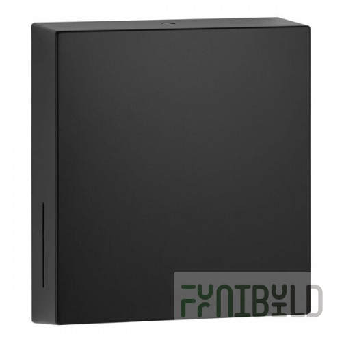 Bobrick Fino B-9262.MBLK Surface-Mounted Stainless Steel C-Fold / Multifold Paper Towel Dispenser with Matte Black Finish