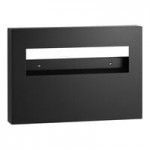 Bobrick Fino B-9262.MBLK Surface-Mounted Stainless Steel C-Fold / Multifold Paper Towel Dispenser with Matte Black Finish