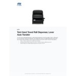 Tork 84TR Black Automatic Transfer Lever Roll Hand Towel Dispenser H21 Tork 84TR Black Automatic Transfer Lever Roll Hand Towel Dispenser H21