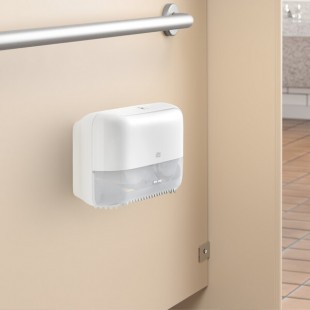 Tork Elevation 473200 Coreless High Capacity White Double Roll Toilet Tissue Dispenser T7 Tork Elevation 473200 Coreless High Capacity White Double Roll Toilet Tissue Dispenser T7
