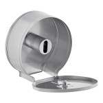 Lavex Stainless Steel Surface-Mounted Jumbo Single-Roll Toilet Tissue Dispenser Lavex Stainless Steel Surface-Mounted Jumbo Single-Roll Toilet Tissue Dispenser