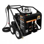 Mi-T-M HSE Series HSE-1502-0MG10 Corded Electric Hot Water Pressure Washer with General Pump and Gas-Fired Burner - 1,500 PSI; 2.0 GPM Mi-T-M HSE Series HSE-1502-0MG10 Corded Electric Hot Water Pressure Washer with General Pump and Gas-Fired Burner - 1,500 PSI; 2.0 GPM