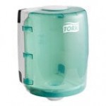 Tork Performance W4 Aqua / White Folded Wiper / Cloth Dispenser 654021