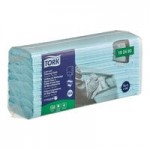 Tork Performance W4 Aqua / White Folded Wiper / Cloth Dispenser 654021