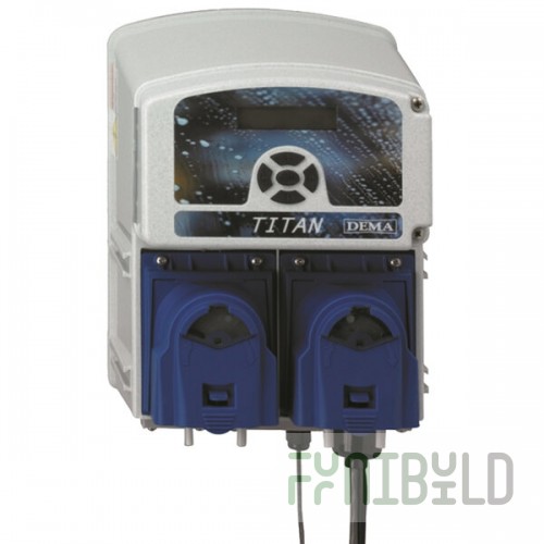 Dema T.812.LL Titan II Liquid Detergent and Rinse Aid Chemical Dispenser Pump