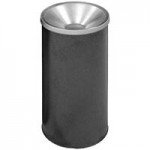 Witt Industries EXP-DTLID Black Plastic Dome Top Lid with Push Door for 48 Gallon Steel Mesh Trash Cans Witt Industries EXP-DTLID Black Plastic Dome Top Lid with Push Door for 48 Gallon Steel Mesh Trash Cans