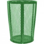 Witt Industries EXP-DTLID Black Plastic Dome Top Lid with Push Door for 48 Gallon Steel Mesh Trash Cans Witt Industries EXP-DTLID Black Plastic Dome Top Lid with Push Door for 48 Gallon Steel Mesh Trash Cans