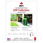 Witt Industries EXP-DTLID Black Plastic Dome Top Lid with Push Door for 48 Gallon Steel Mesh Trash Cans Witt Industries EXP-DTLID Black Plastic Dome Top Lid with Push Door for 48 Gallon Steel Mesh Trash Cans