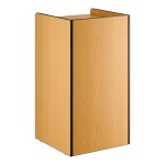Lancaster Table & Seating Waste 35 Gallon Natural Waste Receptacle Enclosure with 