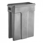 Toter Slimline 23 Gallon Blue Trash Can with Blue Drop Shot Lid Toter Slimline 23 Gallon Blue Trash Can with Blue Drop Shot Lid