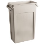 Rubbermaid® FG354060BEIG 92 Qt. / 23 Gallon Slim Jim Beige Rectangular Trash Can
