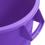 Carlisle 84101089 Bronco 10 Gallon Purple Round Trash Can Carlisle 84101089 Bronco 10 Gallon Purple Round Trash Can