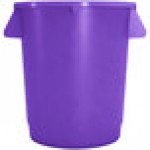 Carlisle 84101089 Bronco 10 Gallon Purple Round Trash Can Carlisle 84101089 Bronco 10 Gallon Purple Round Trash Can