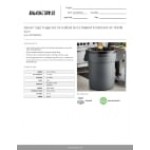 Advantage Supplies 55 Gallon Gray Round Commercial Trash Can