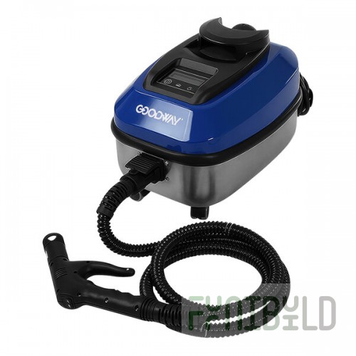 Goodway Technologies Commercial Portable Dry Steam Cleaner with Tool Kit GVC-1100 - 120V, 1,650W