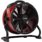 XPOWER X-39AR-Red Variable Speed Industrial Axial Fan with Sealed Motor and GFCI Power Outlets - 1/4 hp XPOWER X-39AR-Red Variable Speed Industrial Axial Fan with Sealed Motor and GFCI Power Outlets - 1/4 hp