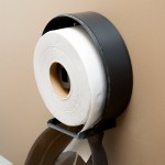 Lavex 1-Ply 1400' Universal Jumbo Toilet Paper Roll with 9